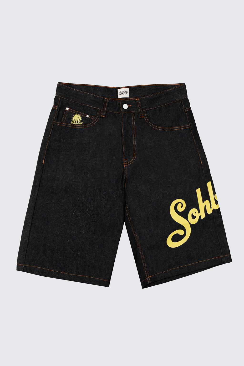 COPPER RAW DENIM JORTS