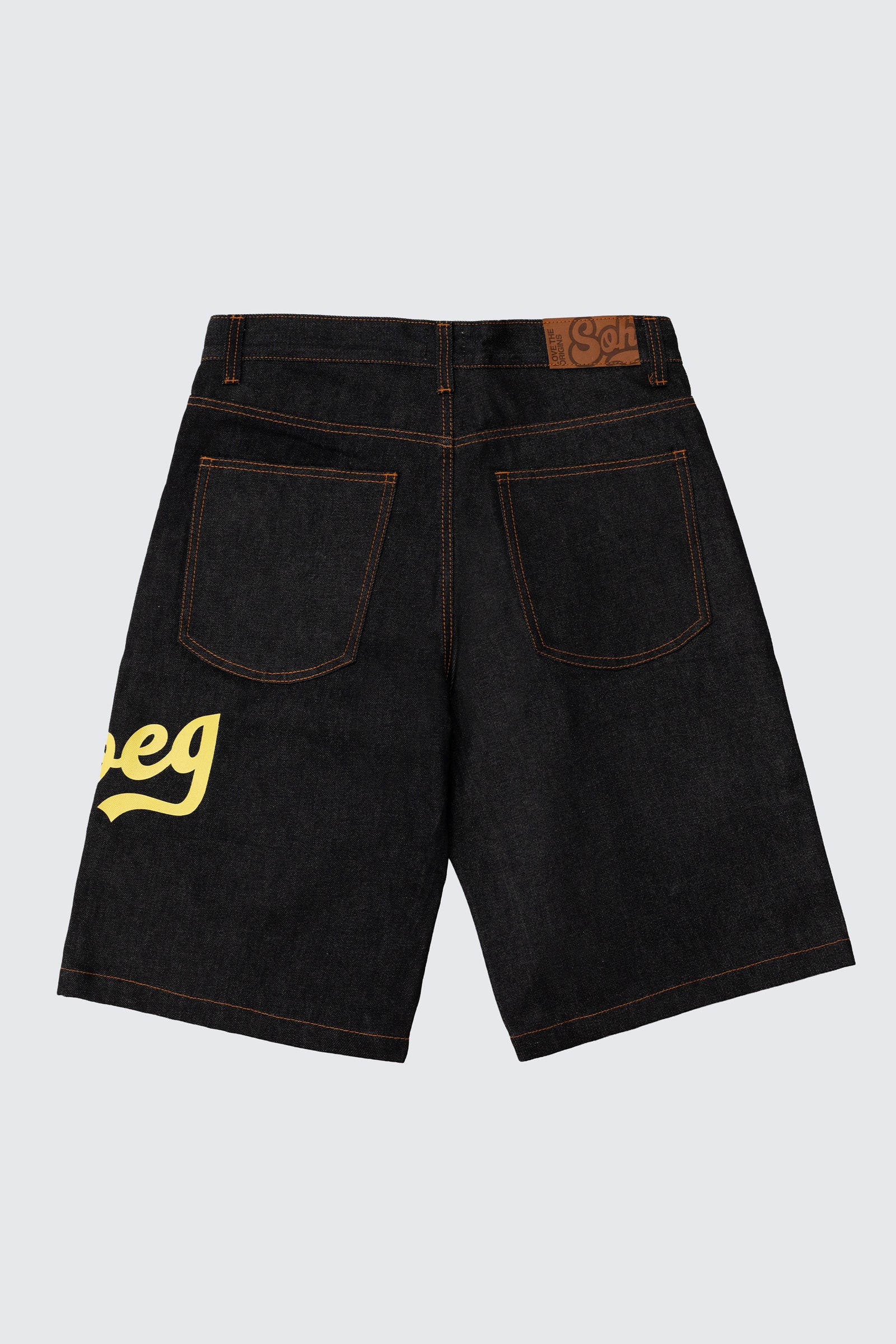 COPPER RAW DENIM JORTS