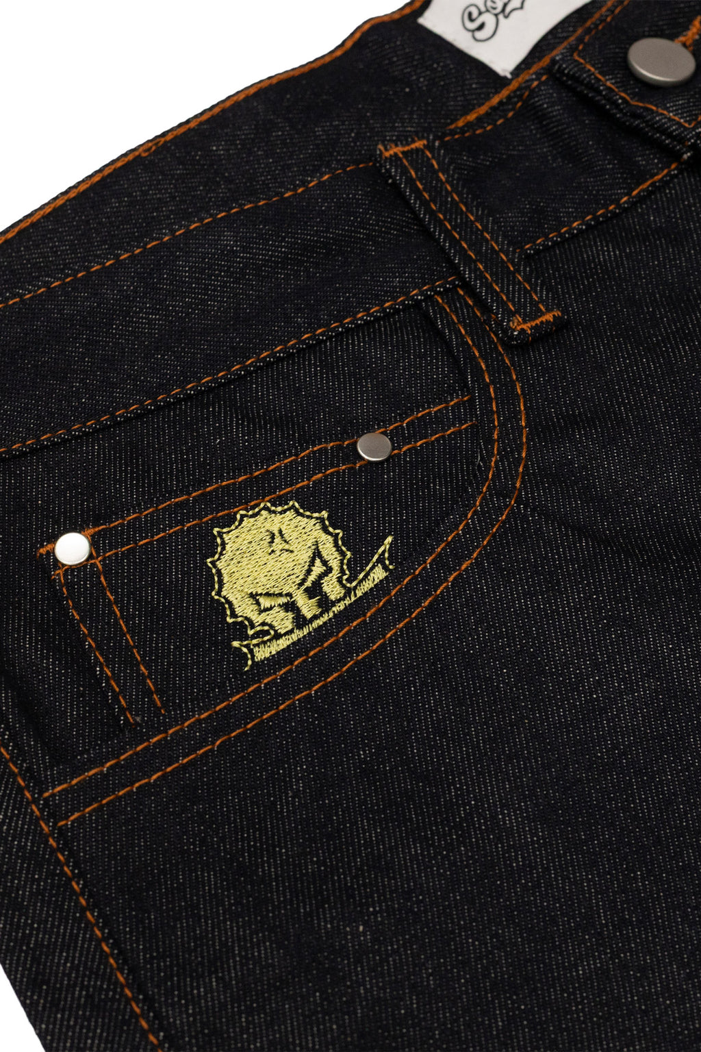 COPPER RAW DENIM JORTS